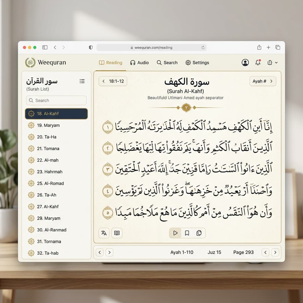 Weequran — Quran Online screenshot 2